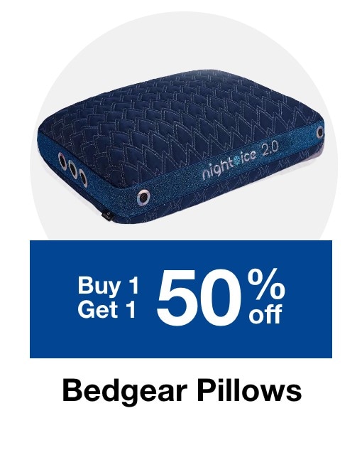 Buy 1 Get 1 50% off Bedgear Pillows